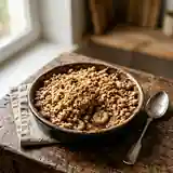 Crumble gourmand à la banane : dessert facile et rapide