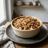 Crumble gourmand au muesli croustillant