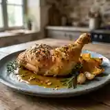 Cuisse de poulet au citron et aux herbes : recette rapide et savoureuse