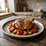Cuisse de poulet rôtie à la toscane
