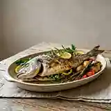 Daurade rôtie au thym et citron acidulé