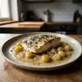 Daurade au vin blanc et raisins : recette savoureuse et raffinée