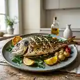 Daurade entière à l'ail et au persil, recette savoureuse et facile