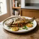 Daurade Farcie aux Herbes et Légumes Méditerranéens