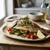 Daurade rôtie au citron et herbes fraîches