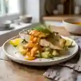 Daurade rôtie et sa rouille onctueuse