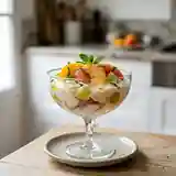Délice d'agrumes au fromage blanc onctueux