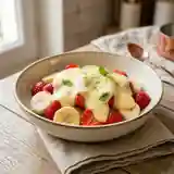 Délice de Bananes et Fraises au Sabayon Velouté