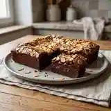 Délice Fondant au Chocolat Noir et Amandes Effilées