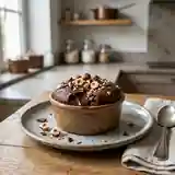 Délice fondant au chocolat noir et noisettes croquantes