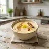 Délice onctueux de crème à la cannelle et citron