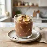 Délice onctueux de yaourt au chocolat et banane