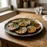 Délicieuse Aubergine Rôtie au Miel et aux Épices
