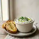 Délicieuse Crème de Fromage Blanc aux Herbes Fraîches