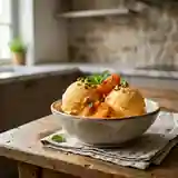 Délicieuse crème glacée maison aux abricots frais