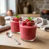 Délicieuse Crème Onctueuse aux Framboises Fraîches