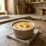Crème pêches et vanille