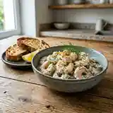 Délicieuse Mêlée de Crevettes à l'Aneth Frais