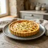 Délicieuse tarte au fromage de chèvre frais maison
