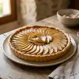 Délicieuse tarte aux poires et crème de châtaigne