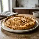 Délicieuse tarte aux pommes à la cannelle maison