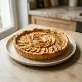 Délicieuse tarte aux pommes et noix de coco maison