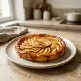 Délicieuse tarte aux pommes fondante au caramel maison