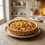 Délicieuse tarte aux raisins et amandes fondante