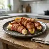 Délicieuses Bananes Enveloppées de Bacon Grillé