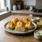 Bouchées crevettes et fromage frais