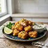 Délicieuses bouchées de poisson croustillantes maison