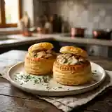 Délicieuses bouchées feuilletées à la reine maison