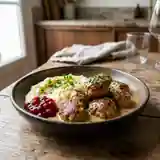 Délicieuses boulettes de viande à la suédoise traditionnelles
