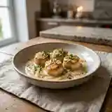 Délicieuses Coquilles Saint-Jacques au Cidre et Crème