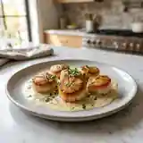 Délicieuses coquilles Saint-Jacques au Noilly Prat, sauce onctueuse et parfumée