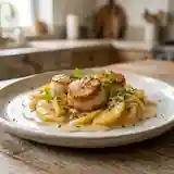 Délicieuses Coquilles Saint-Jacques aux Pommes Fondantes