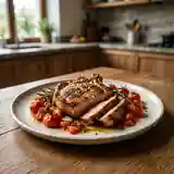 Délicieuses Côtes de Porc à l'Italienne aux Herbes et Tomates