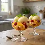 Délicieuses Coupes Fraîcheur aux Fruits et Sorbet