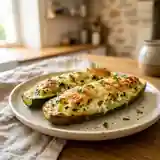 Délicieuses Courgettes Farcies à la Ricotta et Herbes Fraîches