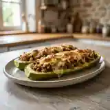 Délicieuses Courgettes Farcies au Hachis de Viande