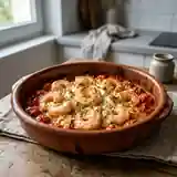 Délicieuses Crevettes à la Feta Fondante et Herbes Fraîches