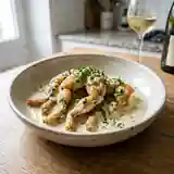 Délicieuses Cuisses de Grenouilles à la Sauce Crémeuse au Riesling