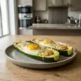 Délicieuses Gondoles de Courgettes Farcies aux Œufs