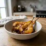 Délicieuses Poires Fondantes au Citron Confit : Dessert Raffiné et Facile