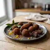 Délicieuses truffes à la mandarine maison