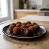 Délicieuses Truffes au Chocolat Noir avec une Subtile Note de Café