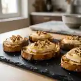 Délicieux amuse-gueule au fromage de chèvre frais