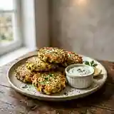 Beignets de courgettes persillés