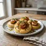 Délicieux Blinis au Cidre et Saint-Jacques Poêlées