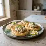Délicieux Blinis Maison au Crabe Frais